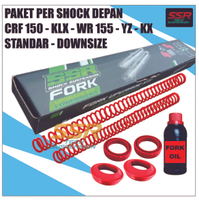 PER SHOCK DEPAN CRF 150 KLX 150 WR 155 YZ KX 85 DTRACKER STANDAR DAN DOWNSIZE