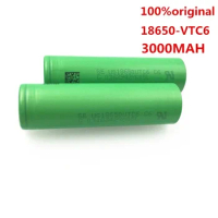 New original 3.7 V 3000 MAH 18650 battery for us18650 Sony VTC6 30A toys tools flashlight battery+USB Charger