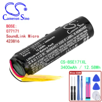 Category Speaker 3400mAh / 12.58 Battery For BOSE 077171 SoundLink Micro 423816 Color Black Volts 3.70V