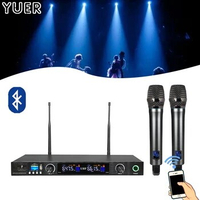 Professional Wireless Bluetooth Microphone Android IOS Cell Phone System Control Home Karaoke DJ Disco Party Stage Equipment