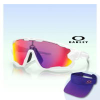 【Oakley】Jawbreaker 公路運動太陽眼鏡(OO9290-55 Prizm road 鏡片)