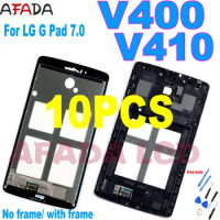 10PCS Original 7.0'' LCD For LG G PAD 7.0 V400 V410 LCD Display Touch Screen Digitizer Assembly Replacement for LG V400 LCD