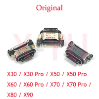 2PCS Original For VIVO X30 X50 X60 X70 X80 X90 Pro Y73S USB Charging Connector Plug Dock Socket Port