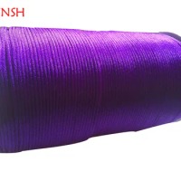 2.5mm Purple Rattail Nylon Cord+Jewelry Accessories Making Macrame Rope Bracelet Chinese Knot String Thread 250m/roll