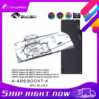 Bykski A-AR6900XT-X GPU Water Cooling Block สำหรับ Asrock RX 6900XT/6800XT Phantom Gaming D,กราฟิกกา