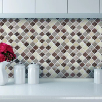 2020 hot sale Kitchen Vinyl Wall Tiles Peel And Stick Wall Tiles For Bathroom Kitchen 3D peel and stick vinyl wallpaper