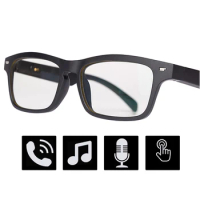 Glasses Wireless Bone Conduction Sport Music Eyeglasses Bluetooth-compatible Outdoor Travel Eyewear for Phone, Sunglasses