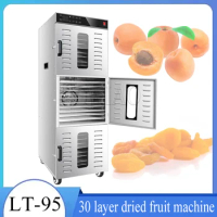 30 layers Food Dehydrator Commercial Home Dual-use Food Dryer Stainless Steel Fruit Vegetable Drying Machine 110V/220V 2400W