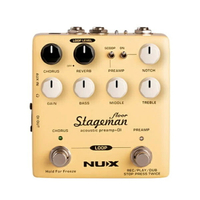 分期免運 NUX Stageman Floor 木吉他 前級 DI 效果器 Preamp DI [唐尼樂器]