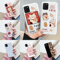 For Samsung Galaxy Note 10 Lite Cover Cute Cartoons Heart Cat Soft Silicone Shockproof Phone Case For Samsung Note 10 Lite Funda