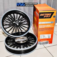 VELG DAYTONA DASH WHEEL CLASSIC 20 1.85 2.15 RING 14 VARIO 125 BEAT KARBU BLACK5242