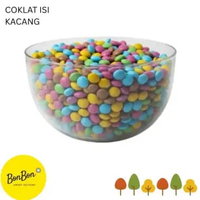 COKLAT KACANG KILOAN 500 GR / COKELAT RASA KACANG SMILING TOPING KUE ES KRIM