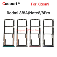 New SIM Card Trays For Xiaomi Redmi 8/8A/Note 8/Note 8 Pro SIM Slot Holder Socket Adapter Replacement