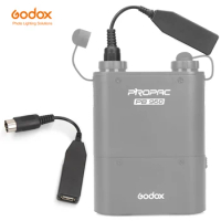 Godox PB-USB PROPAC PB960 Battery Pack Power Converter Cable for Smart Cell Phone Laptop (Have Track