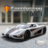 TWH DIECAST KOENIGSEGG ONE 1 SUPER CAR MOBIL SKALA 1:24 KOLEKSI PREMIUM HADIAH