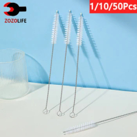 1/10/80Pc Stainless Steel Straw Cleaning Brush Weed Pipe Cleaning Glass Hookah Smoking Cachimba Pipas Fumar Feeding Bottle Brush