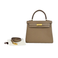 愛馬仕 Hermes Kelly 石英錶 皮革與細木鑲嵌表殼