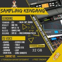 ISI SAMPLING KENDANG ELEKTRIK FULL FLASHDISK 32GB