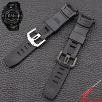 Watch Accessories Silicone Watch strap for Casio PRG-130Y/PRW-1500YJ Men's Outdoor Sport Waterproof Strap