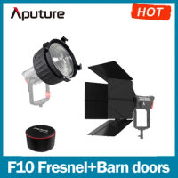 Aputure F10 Fresnel and F10 Barndoors Attachment for Aputure LS 600d Pro LED Light Aputure LS C300d II LS 300x, LS C120d II