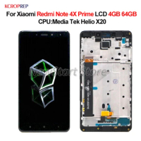 For Xiaomi Redmi Note 4X Pro LCD Display Touch Screen Assembly 5.5" Media Tek Helio X20 For Redmi Note 4X Prime 4GB 64GB lcd