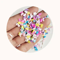 Mixed Easter Rabbit Slices Mixed Polymer Hot Clay Sprinkles for Slimes Filling Material DIY Nail Art Craft