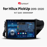 Junsun X7 PRO 11.5“ 2K Wireless CarPlay Android Auto Car Radio For Toyota Hilux PickUp AN120 2015 - 2020 Multimedia autoradio