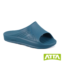 ATTA 40厚底均壓散步拖鞋-太平洋藍(足底筋膜支撐 足底按摩 足弓鞋 無毒檢驗/寵物友善)