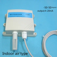 pt100 temperature transmitter 4-20ma high temperature sensor transmitters wall mounted Waterproof indoor