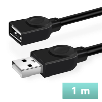 【LineQ】USB2.0 A公對A母 1米延長線