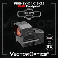 Vector Optics Frenzy-X 1x19x28 GenII Pistol Red Dot Sight Made of 7075-T6 Aluminum Alloy With Motion Sensor&amp;Battery Side Load