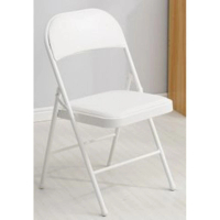 時尚彩色摺椅（加強鋼板底座雙層海綿白腿白色）#DADADI#Y99-02097 