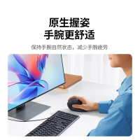 綠聯人體工學滑鼠靜音適用蘋果筆記本電腦大小手立式垂直