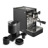 【STONE】Espresso Lite 半自動義式咖啡機(黑／白兩色任選)+【FELLOW】OPUS 錐刀磨豆機 APPATW