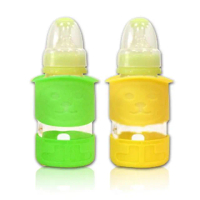 【Mrs.home】Smile baby-隔熱矽膠奶瓶套(5入)