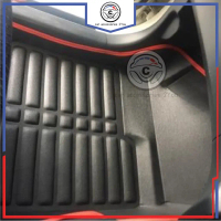 5D Carpet PRD2A Car Mat Floor Mat Karpet Kereta Car Floormat Black With Red Line- Alza 2022/Kancil/K