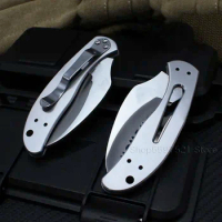 CSGO Folding Knife Round Hole Quick Opening Camping Adventure Adventure All Steel Authentic Military Knife