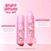 Pigeon Teens Face Mist Bright Heroes & Hydra Squad 50ml - Pelembab Wajah untuk Remaja dengan Kandung