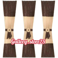 Gorden kupu kupu sepiral jendela gorden kupu kupu ikat vita tengah minimalis Kain Pintu Curtain Tali
