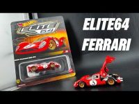 Hot Wheels Elite 64 1967 Ferrari 330 P4 Mattel Creations - mobil balap