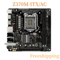 For ASRock Z370M-ITX/AC Motherboard LGA1151 DDR4 Mainboard 100% Tested Fully Work