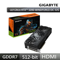 GeForce RTX 5090 WINDFORCE OC 32G GV-N5090WF3OC-32GD