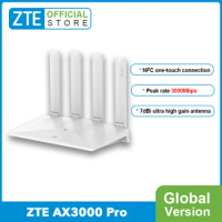 Global Version ZTE Router AX3000 Pro 5G Dual-band 3000M 7DBi Gain NFC One-touch Connection Easy Mesh&amp;Wifi6