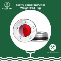 Golf Scotty Cameron Putter Weight RED 1 Pair Pemberat Putter Scotty Cameron 5g