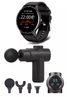 EGLANTINE Tech Set Value Deal - SmartWatch + Massage Gun