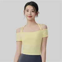 Stacy Sports Bra Sport Top Sabrina Top Sport Tank Summer Sleeveless Basic Top Square Neck Crop Tankt