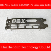 RX570 Bracket for HIS AMD Radeon RX 570 RX570 RX580 RX470 RX480 Graphic Card 12cm 3 * DP + 1 * HDMI Video card Baffle