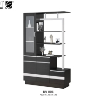 partisi minimalis lemari tv buffet tv penyekat ruangan SIANTANO DV 001