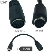 15cm DIN5 AT female to mini DIN6 MDIN6 PS/2 male Mac Mac keyboard adapter converter cable best price