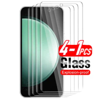 1/4Pcs S23FE Screen Protector For Samsung Galaxy S23 FE 5G Anti-scratch Tempered Glass HD Protective Film for Samsung S23 FE New